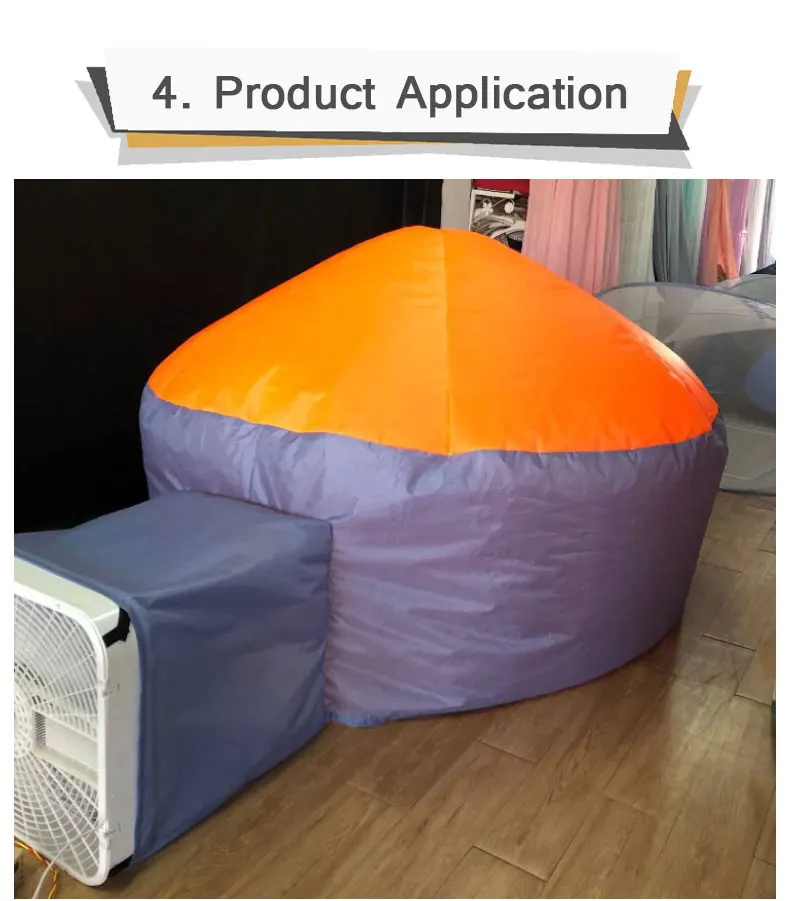 blow up fort with fan