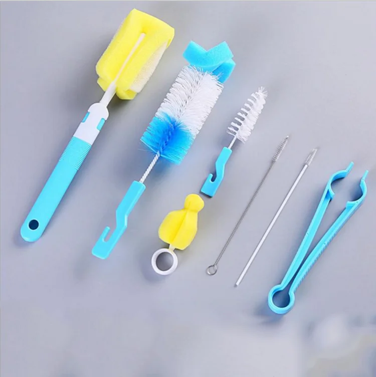 

high quantity nice price Bottle sponge cup nipple straw nylon brush cleaning supplies