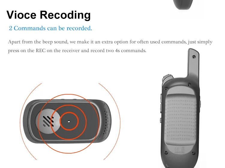 2022 Newest Pairing Dog Training Collar With Voice Command