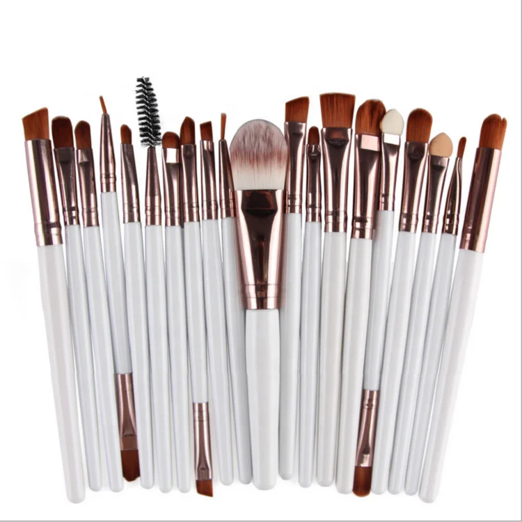 

Wholesale Cheap 20pcs Makeup Brushes Crystal Handle Makeup Brush Set Custom Logo Make Up Brushes, 10 colors for option