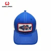 high quality 6 panel cotton twill 100% fish embroidery embroidery design baseball caps hats with curve brim