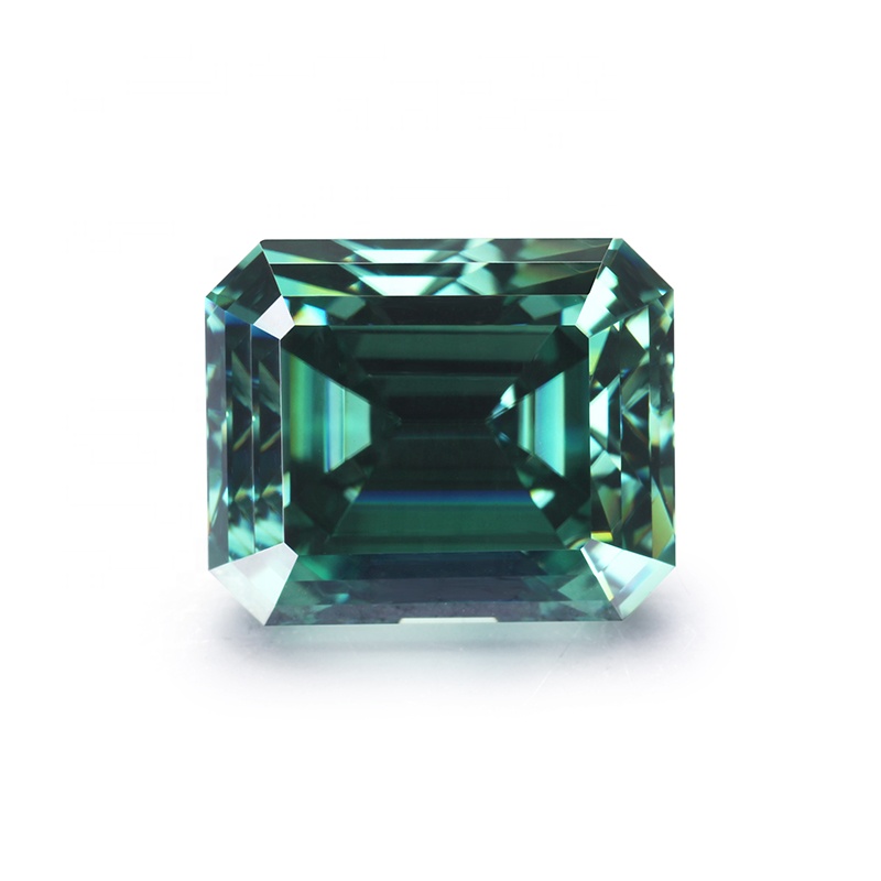 

Thriving Gems Pure Moissanite Gemstone 5x7mm Emerald Loose Moissanite