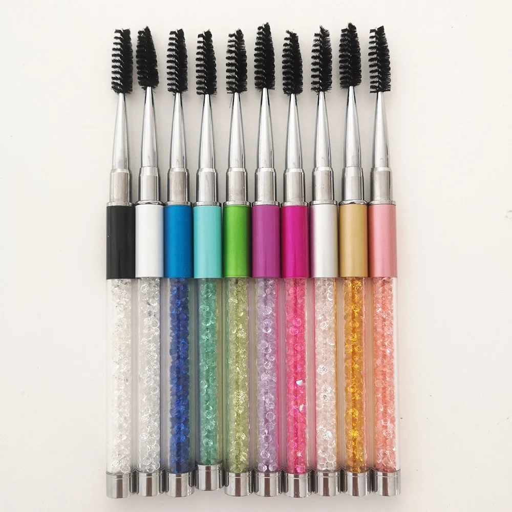 

Professional Makeup Tools eyelash brush Eye Lashes Disposable Mascara Wand Lash Brush, Black/pink/purple/yellow/white