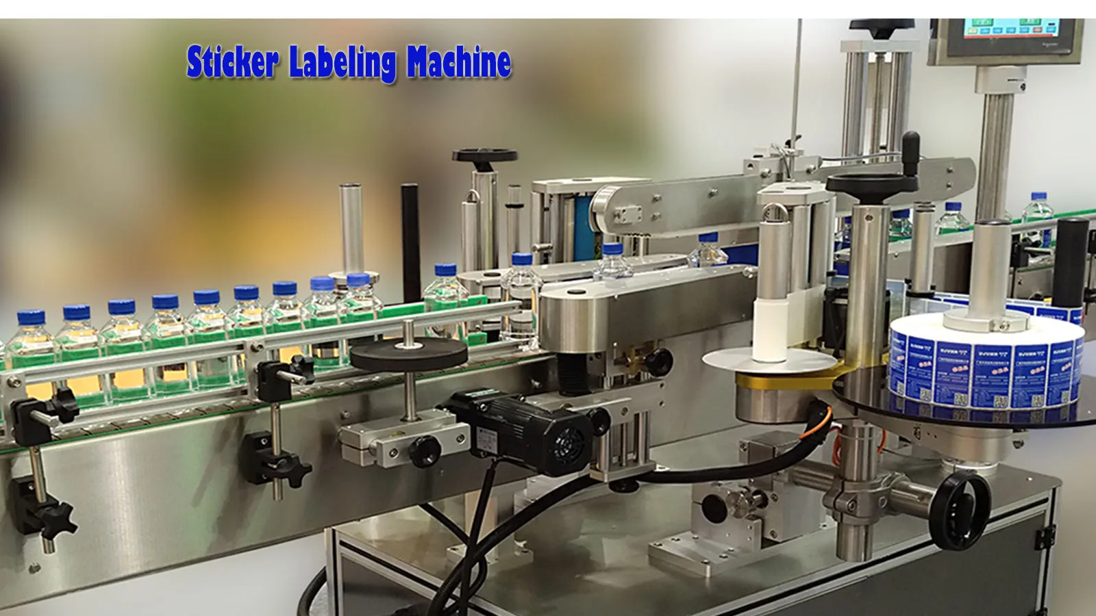Automatic Sticker Bottle Labeling Machine, Auto Labeling Machine For Round Bottle Label Applicator - Buy Labeling Machine For Round Bottles Square Bottles Oval Bottles Plastic Bottles Cans Round Cylinder Automatic Labeler