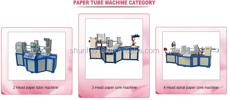 Automatic 2 Heads Convolute Paper Tube Core Cutter Machine Equipment 