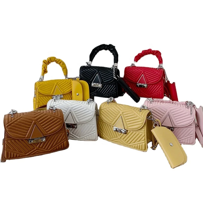 

Luxury Fashion Custom Leather Bag Set Messenger Shoulder Ladies Bags Small Handbags