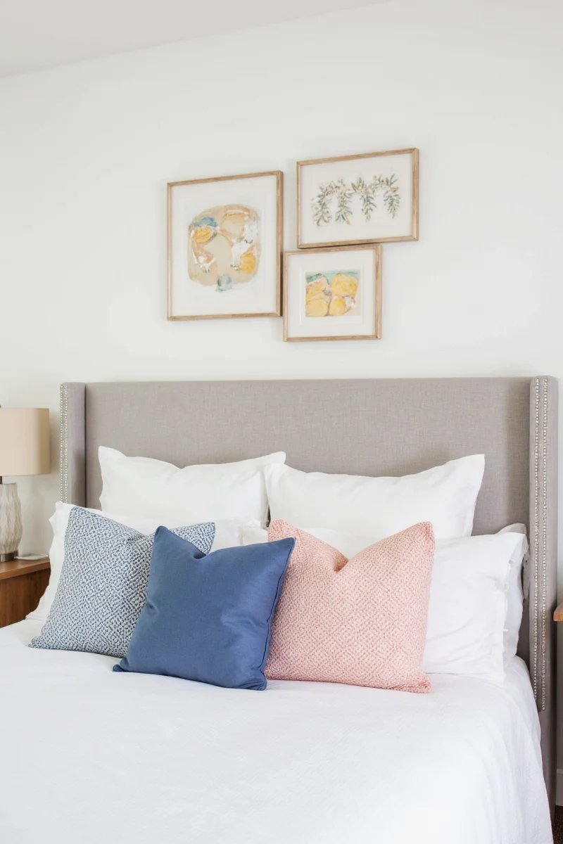 Custom name sign above bed