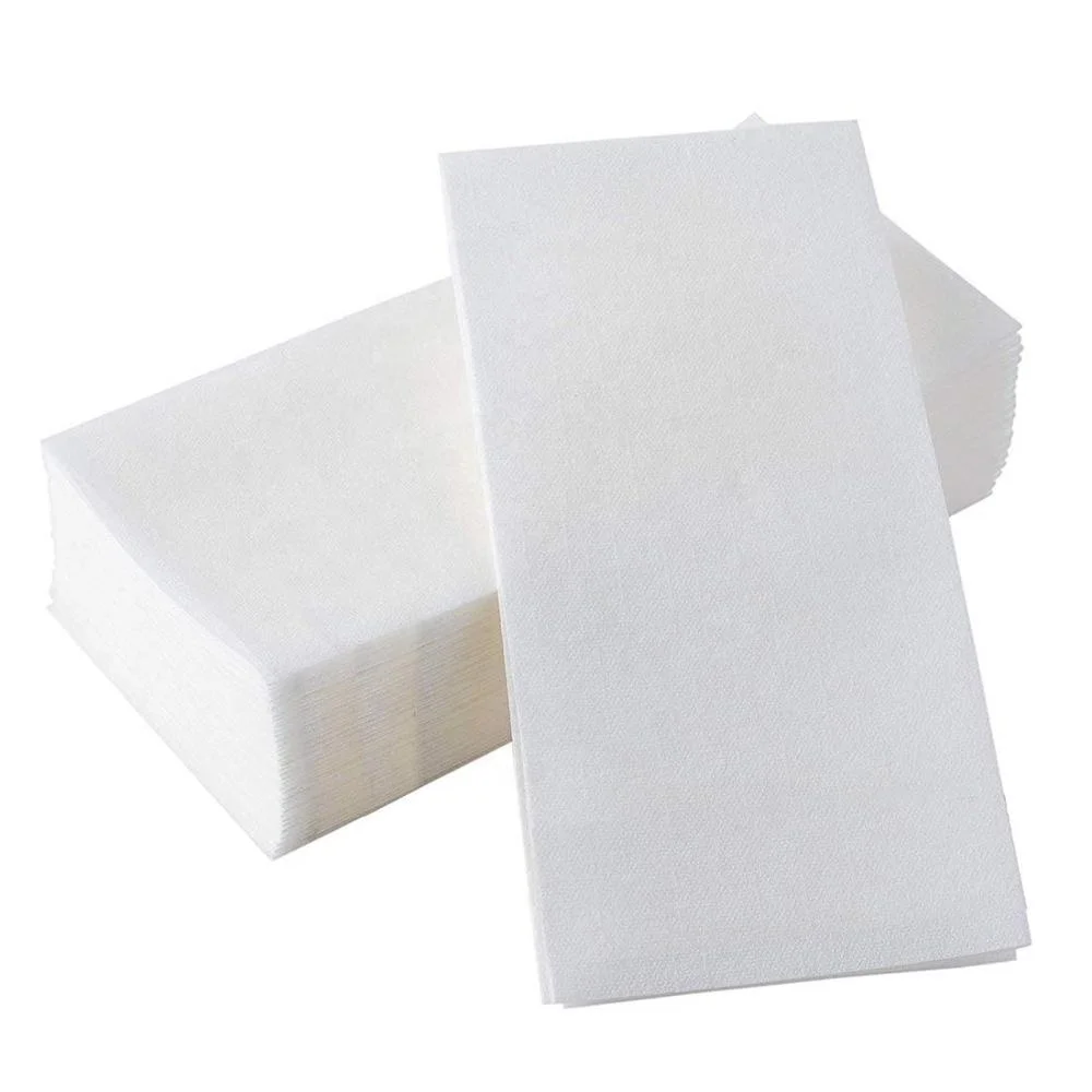 

US 200pcs 12"x17" Disposable Linen Feel Paper Guest Towel Napkins, Natural white