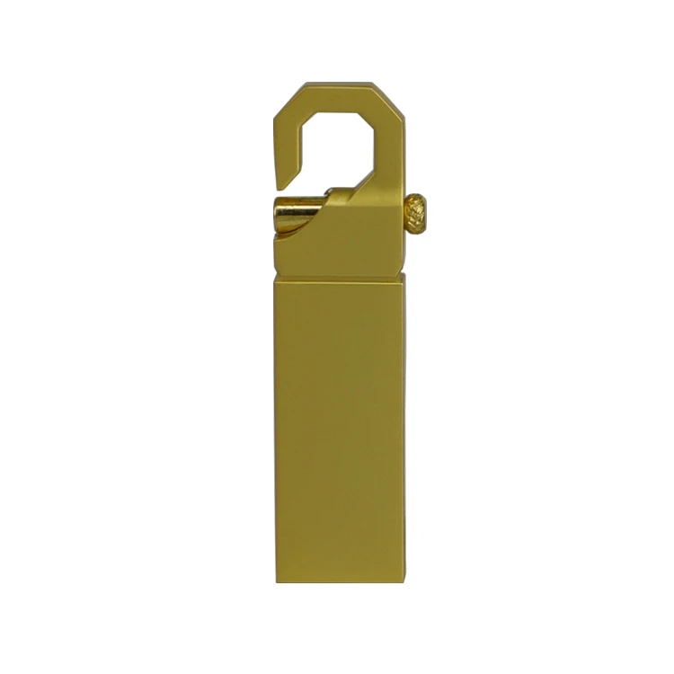 Promo small gifts pendrive 8GB 16GB metal hook usb pen drive 4GB 32GB 64GB memory stick with engraved customized logo printing - ANKUX.COM