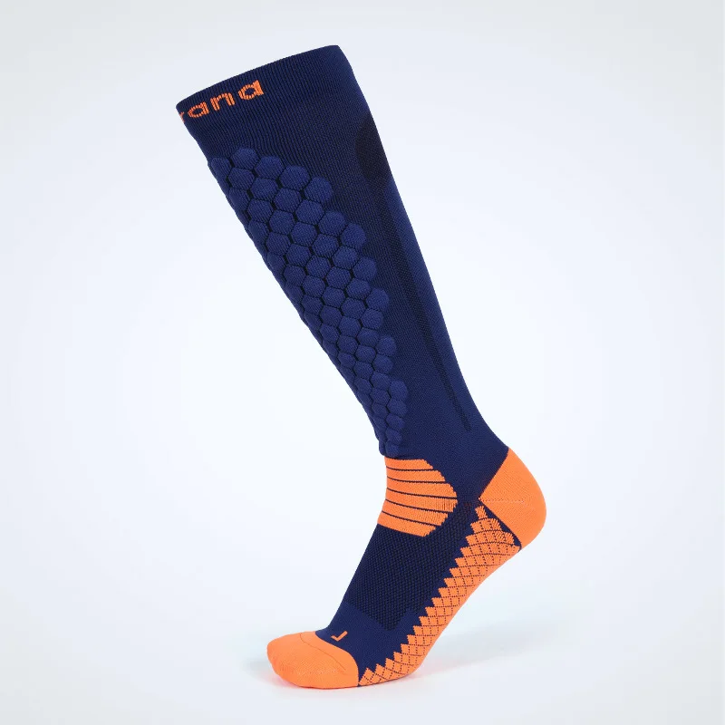 

JR-019 Factory Direct Sales Honeycomb Soccer Sport Socks Men Unisex Football Long Socks, Custom color