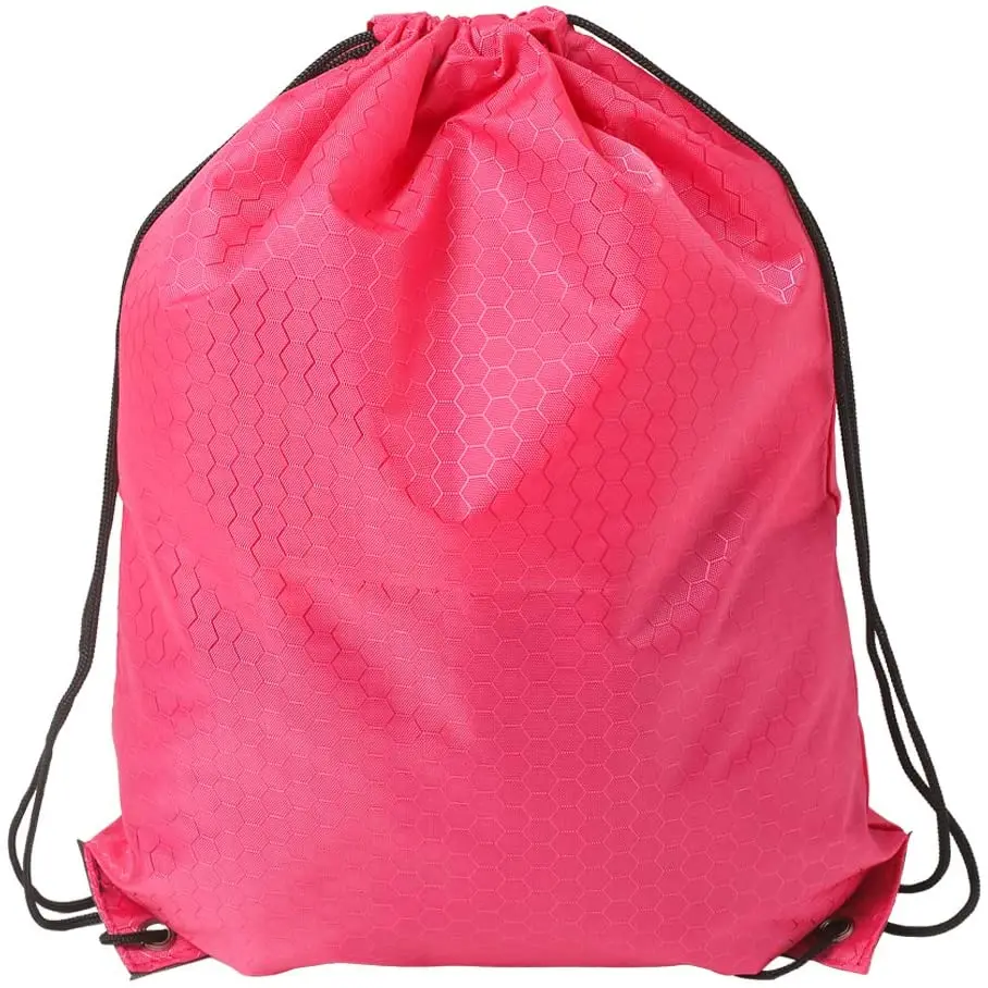 

High Durability Travel Strong Drawstring Backpack Bag Custom Polyester