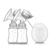 

2020 New Arrival Milk Pumps Electric Breast Pump Natural Suction Enlarger Kit Breast Feeding Double Bottle USB Breast Pump