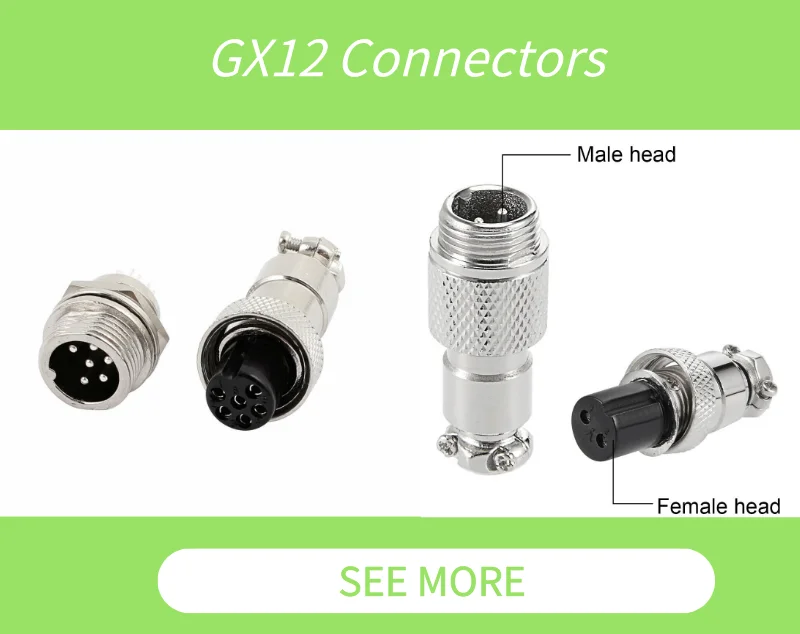 A Coding M8 4 Pin Female Connector M8 Circular Panel Connector With