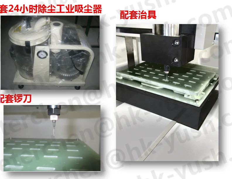 YSV-3A SMT Desktop high speed spindle Programming mode PCB LED Board Cutting Router
