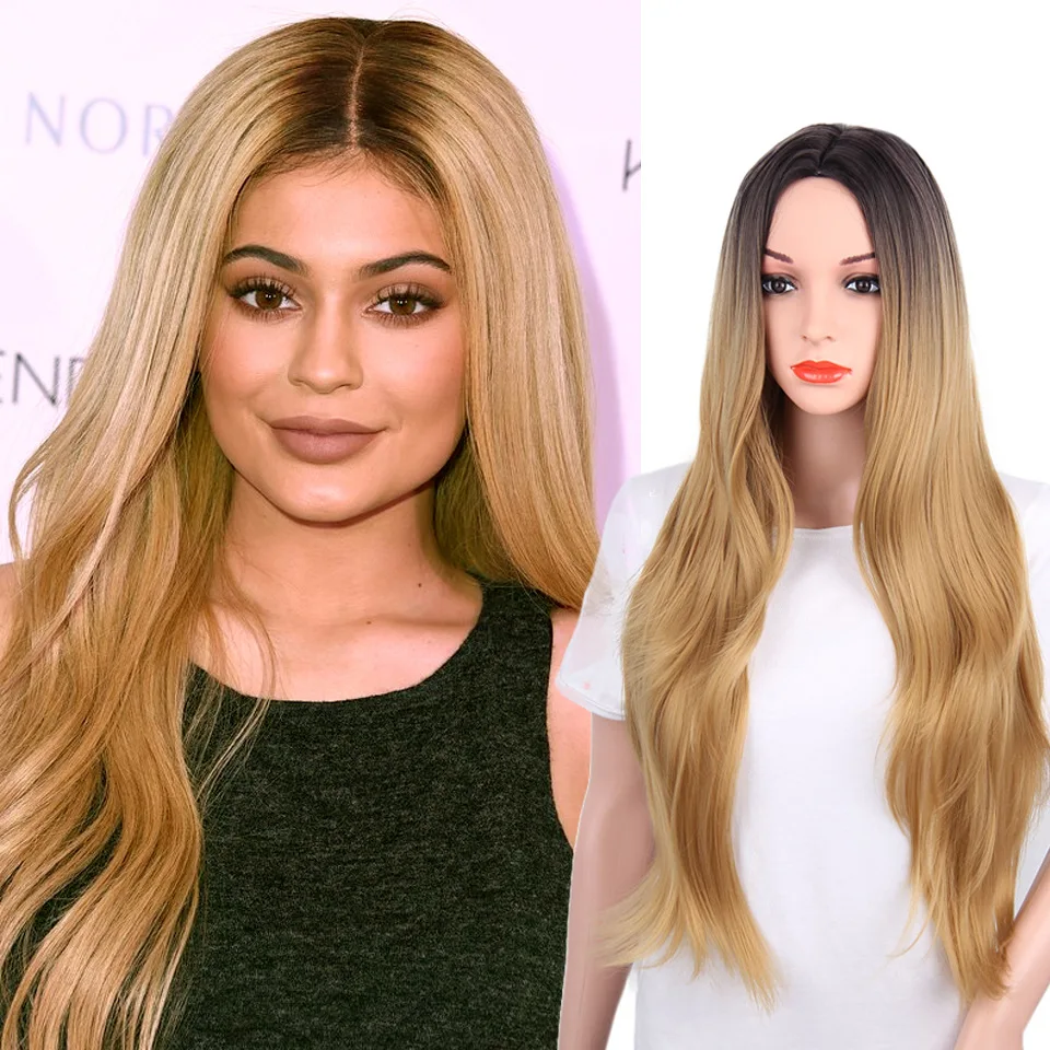 

fashion long brown wave heat resiatant fiber synthetic wigs made in China