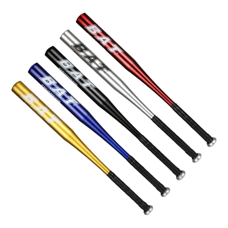 

Custom logos composite mini aluminum baseball bat with factory price, Silver / blue / red / black / gold