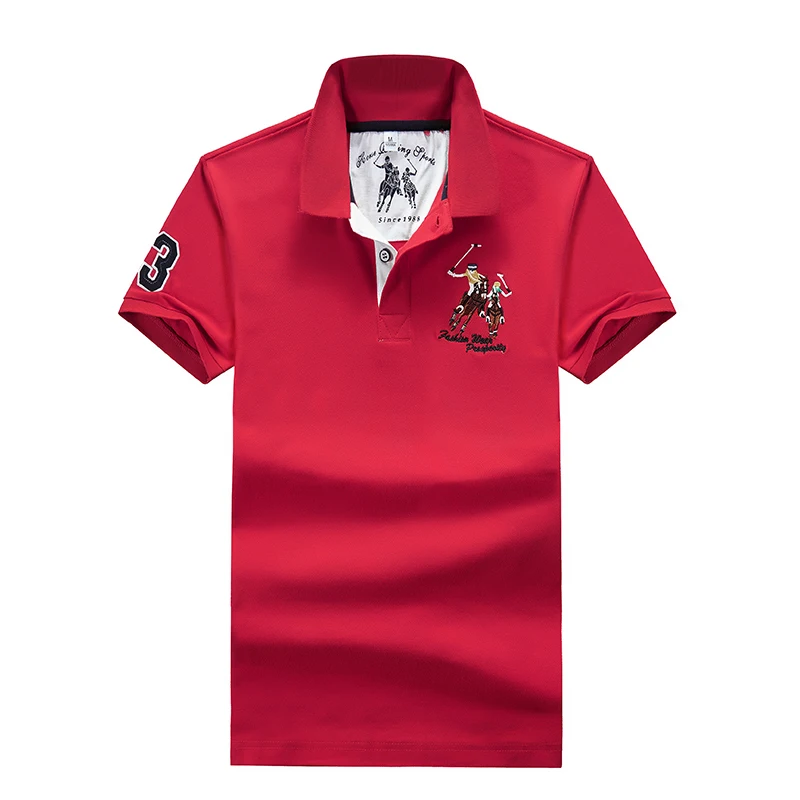 

2020 hot sale men's Polo T-shirt with embroidered logo