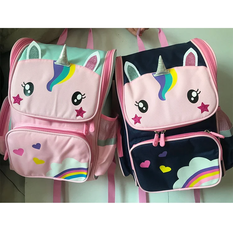 

Factory Direct Sale Custom High Quality School Bags Cartoon Cute Unicorn Backpack For Girls