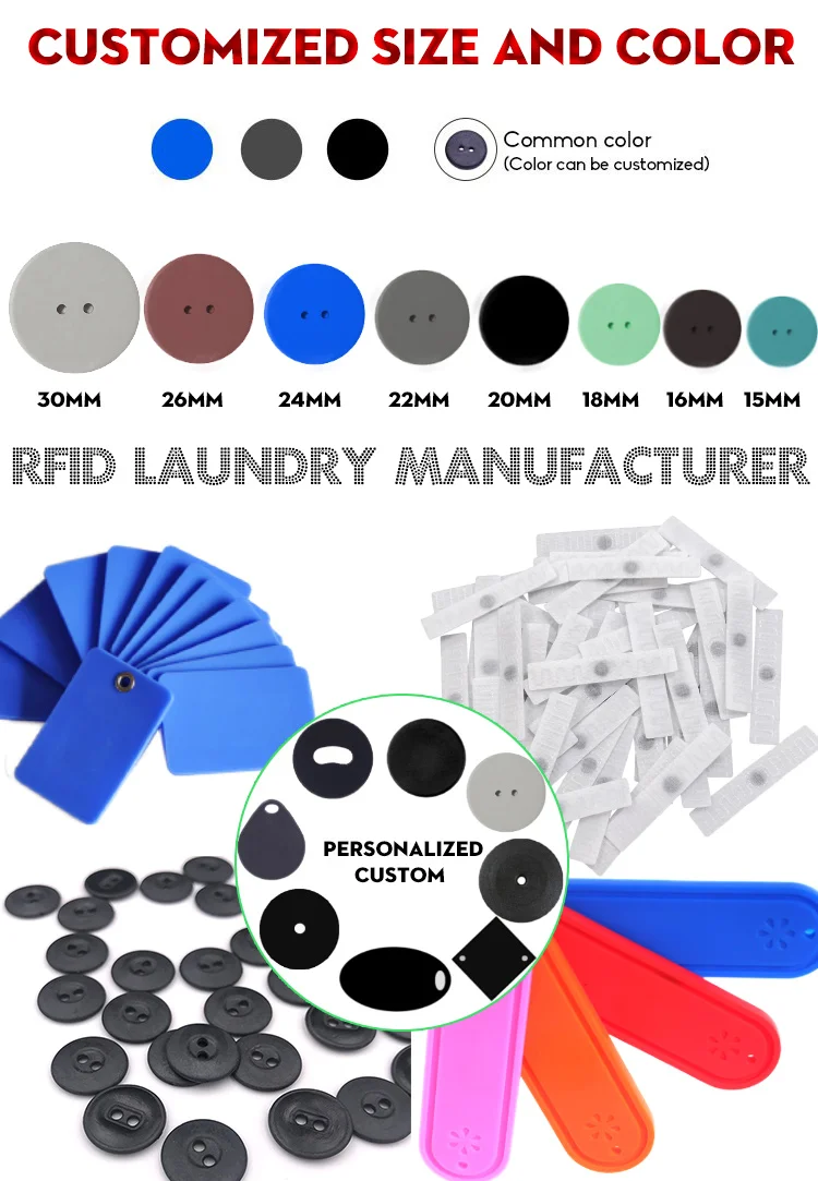 rfid industrial laundry textile