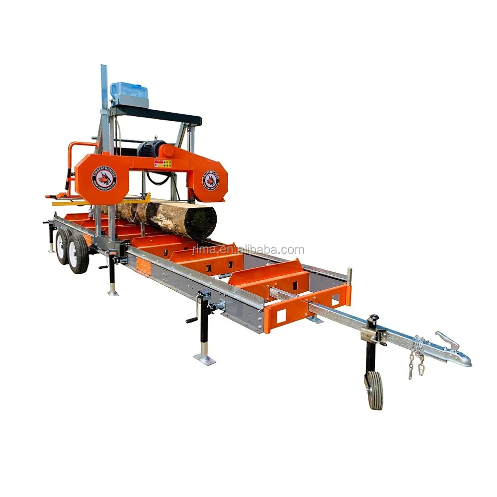 Portable Sawmill Horizontal Style Sawmill Wood Processing Band Chainsaw