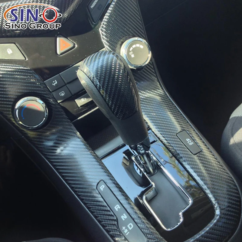 Factory Price Self Adhesive 4d carbon fiber vinyl car sticker Anti Scratch Air Bubble PVC Car Vinyl