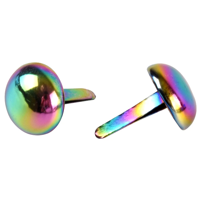 

Hot Sale Rainbow Color Metal Dome Bag Feet Studs Purse Feet For Sale