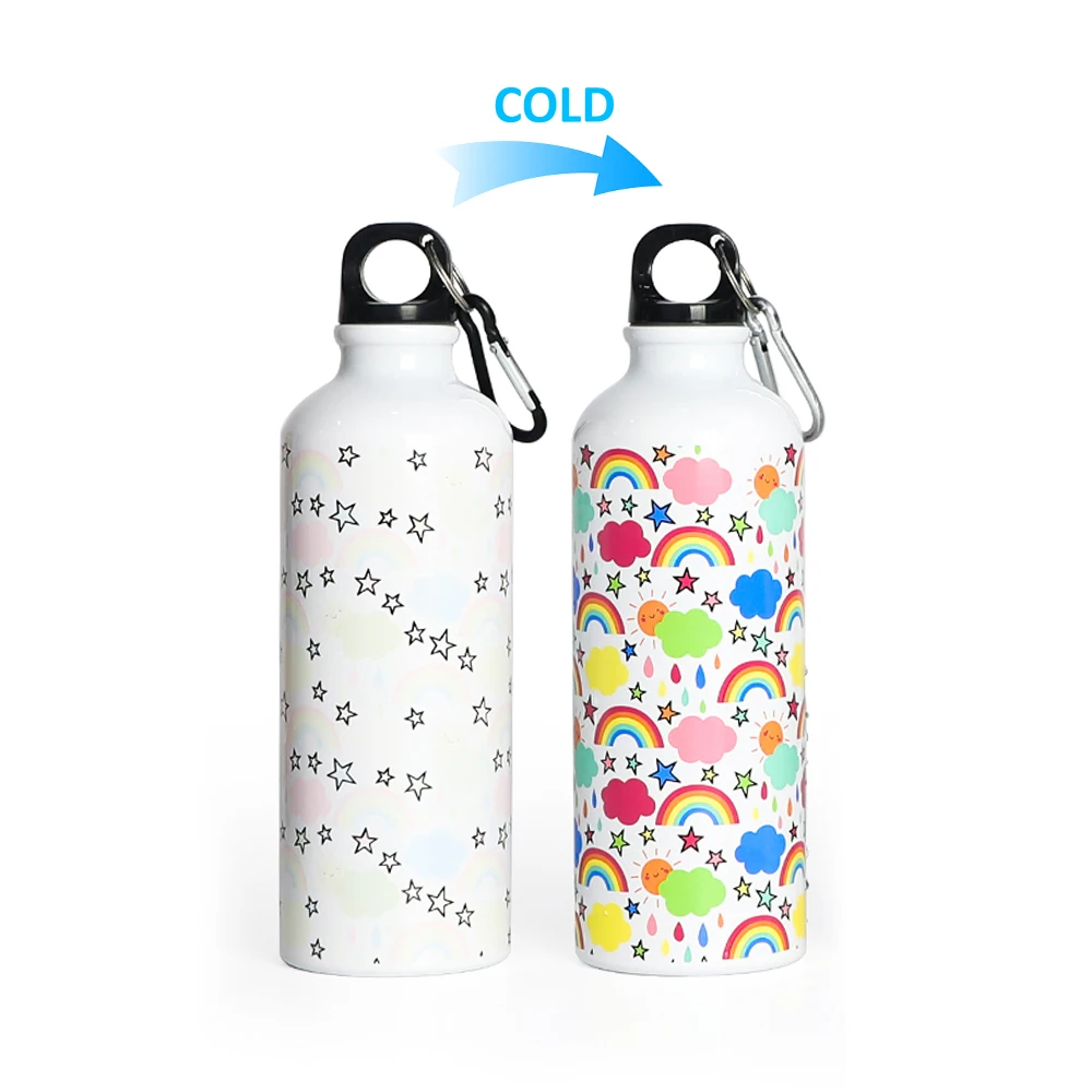 

Aluminum customised sports 500ml metal water bottles with custom logo, Support customization