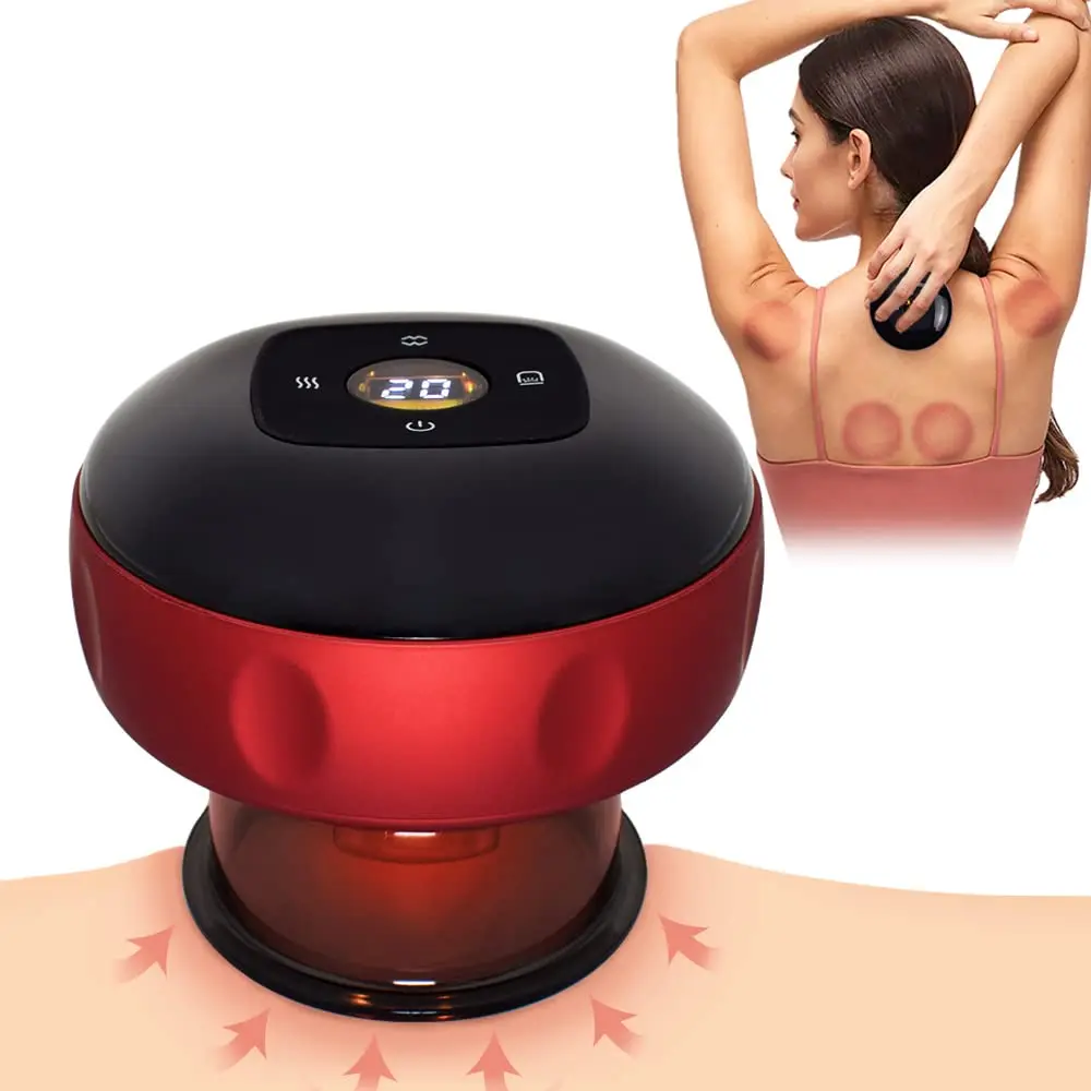 

2024 new Electric Gua Sha Massage Tool Cellulite Massager 4 in 1 Vacuum Therapy Machine Smart Dynamic Cupping Therapy Set