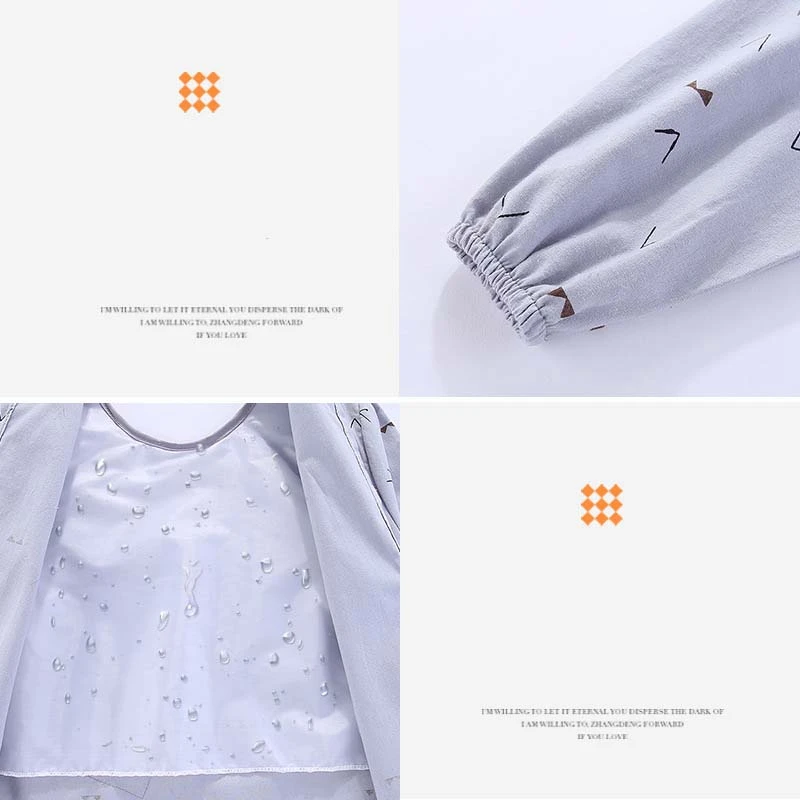 children's bibs with sleeves