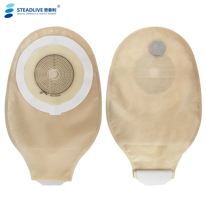 

Steadlive Hoop Coupling System one piece Stoma bag colostomy with 65mm