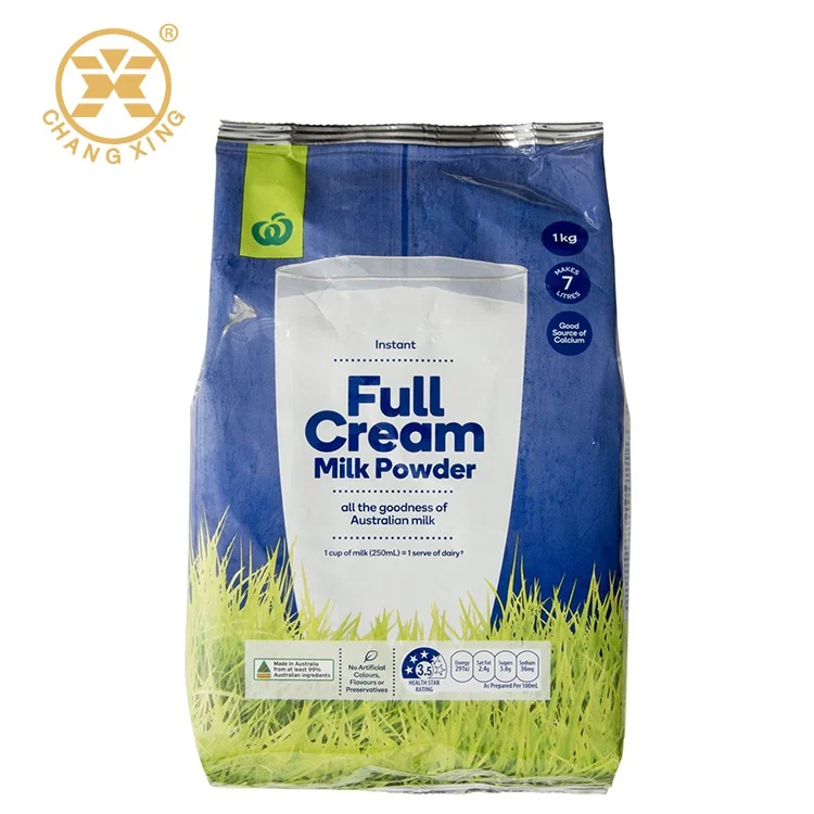 Recyclable Plastic Foil Milk Powder Packaging Material Side Gusset Bags