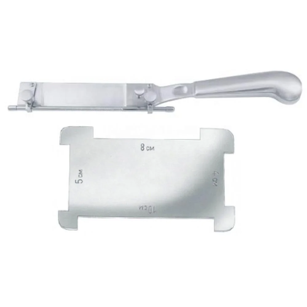 
SCHINK DERMATOLOGY / SKIN GRAFT KNIFE ADJUSTABLE Orthopedic Instruments MGI-ORT-0165 