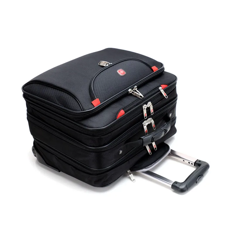 

Great quality trolley luggage business luggage bag big capacity carry-on suitcase factory wholesale, Black or customized