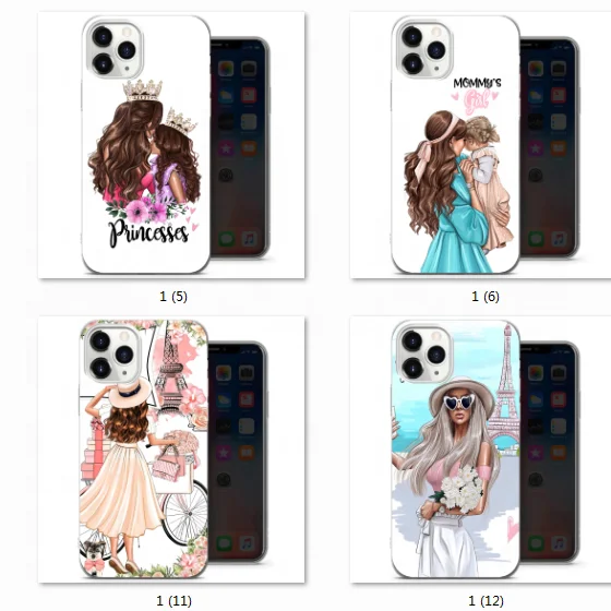 

Europe and the United States sell like hot cakes luxury Cute cartoon beautiful young woman case for iPhone 11/12 pro max XS XR X, Multiple colors