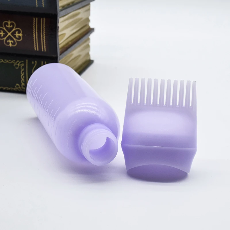 200ml Plastic Oil Comb Applicator Bottles Shampoo Bottle Dispensing