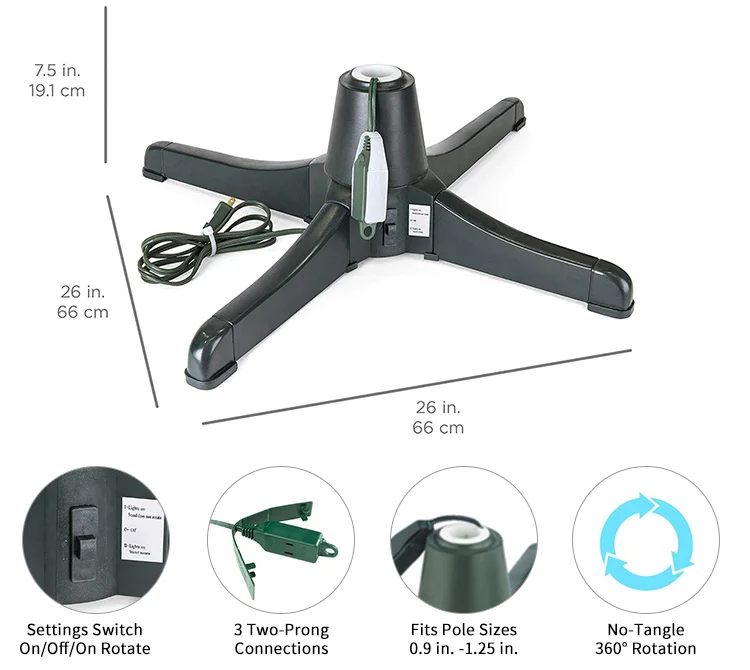 Metal Plastic Revolving Christmas Tree Stand Buy Revolving Christmas