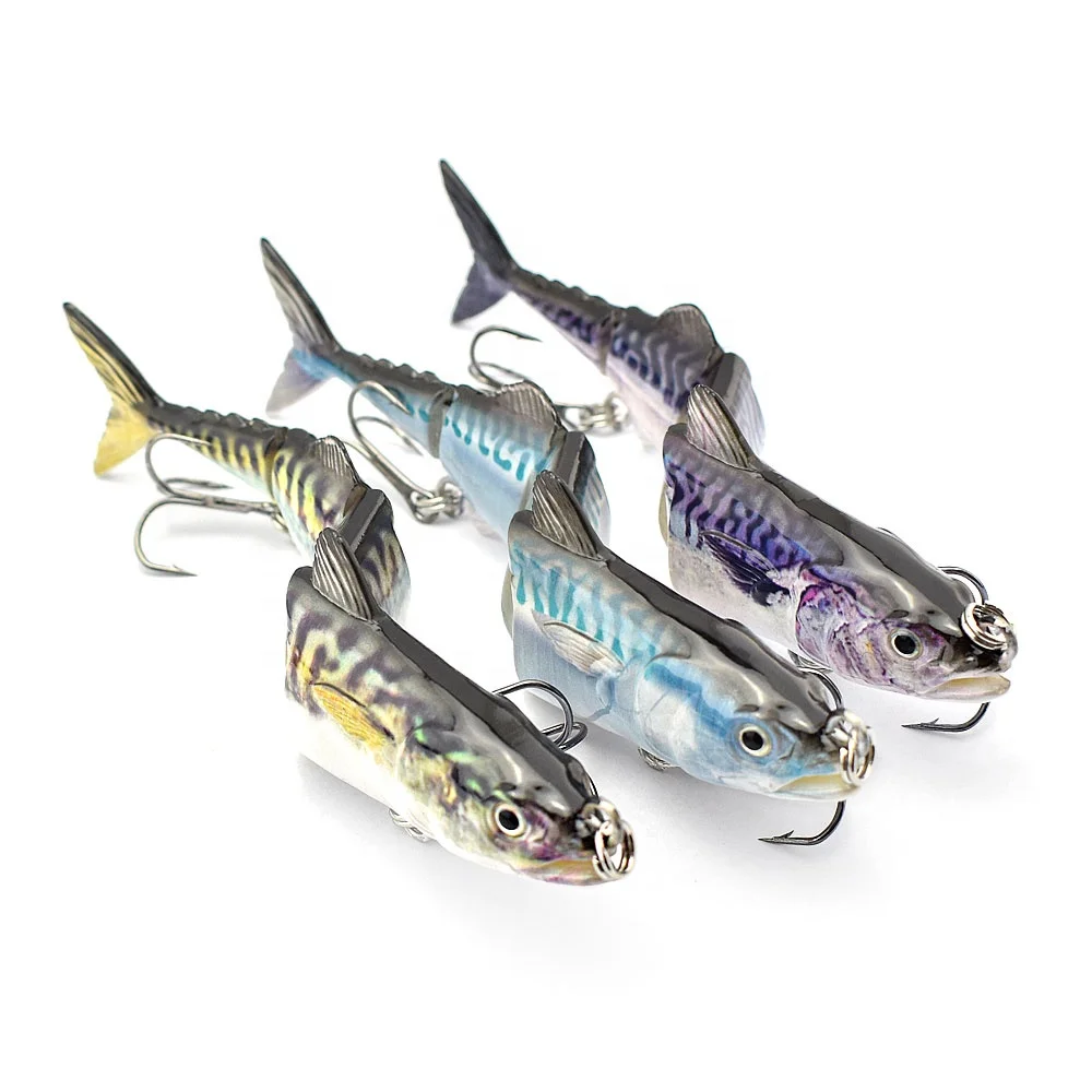 

ODS Jointed Bass Fishing Bait for Saltwater Freshwater Fishing Swimbait Four Section Tuna Lure Hard Plastic Fishing lures
