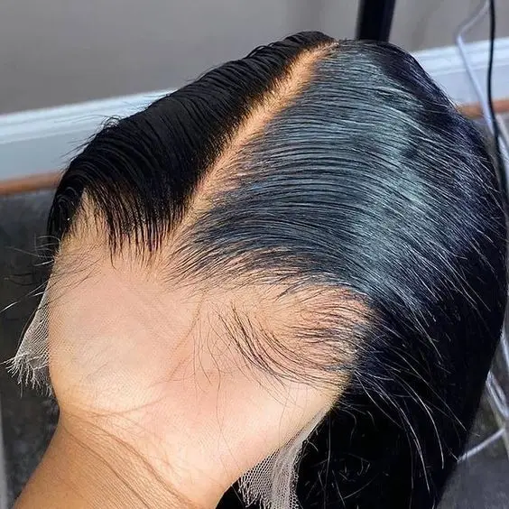 

5X5 Raw Hd Transparent Swiss Lace Closure Virgin And 3 Bundles