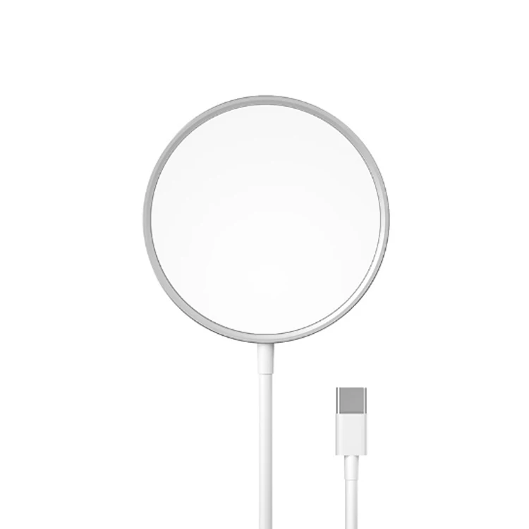 

Qi Magnetic PORTABLE Wireless Charger 15W Fast Wireless Charger For IPhone 12
