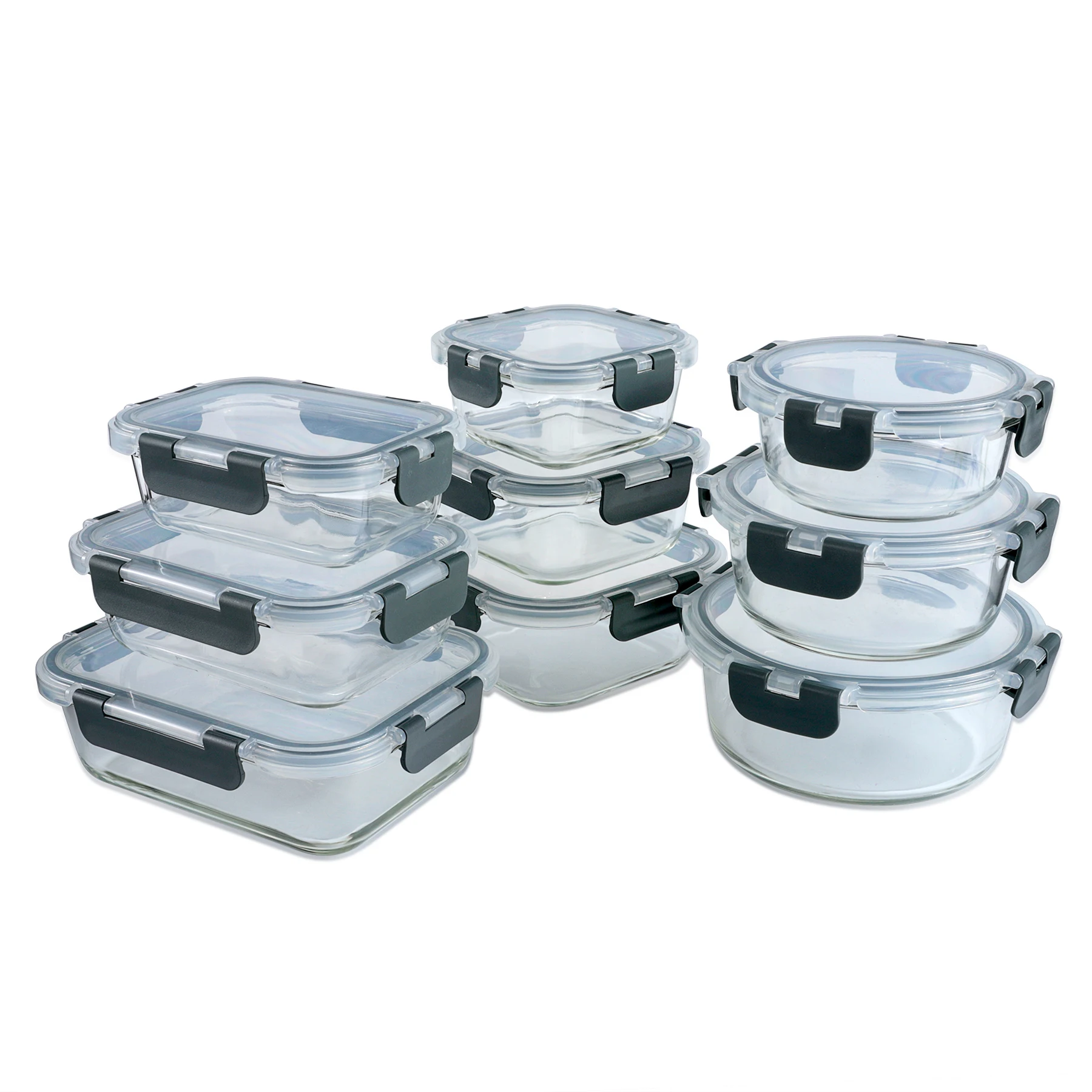 

glass bento lunch box set vacuum container containers for food storage
