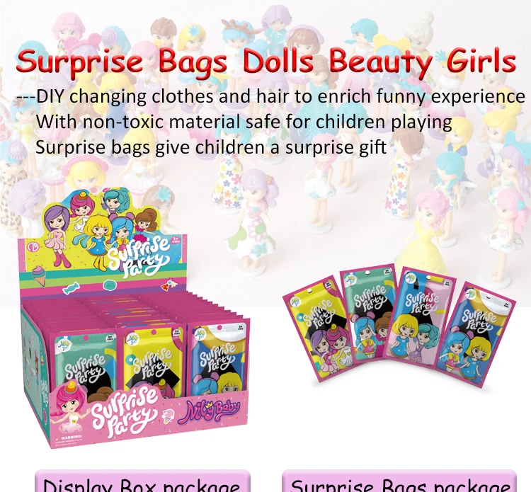 Girl Fashion Dolls Plastic Toy 