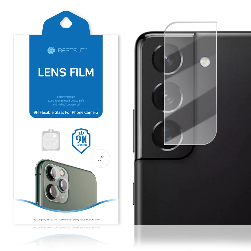

High Quality Mobile Phone Black HD camera lens protector Film For Samsung S21 Ultra 5G Screen Protector