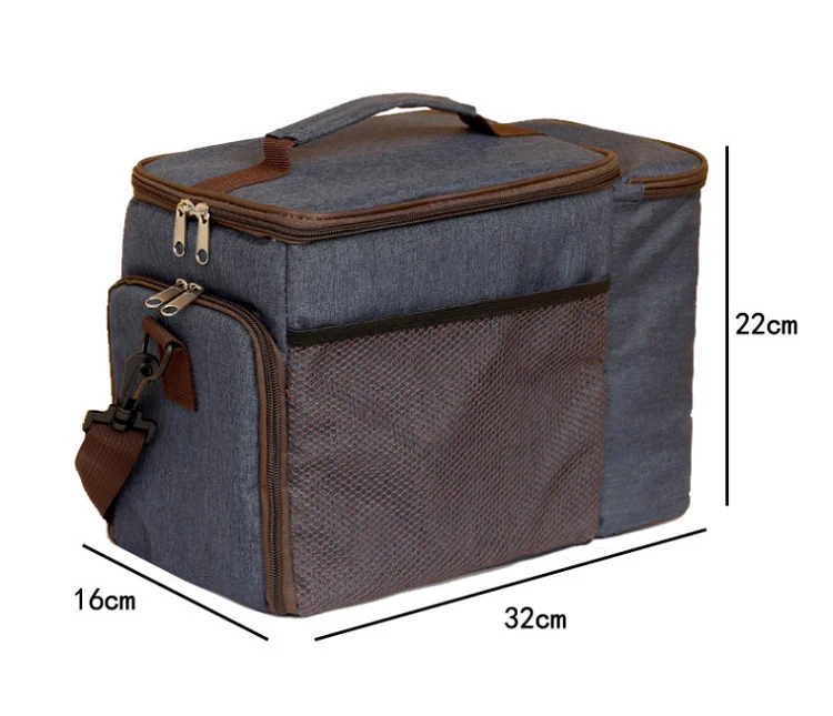 Promotional Newest Outdoor Thick Oxford Insulated Lunch Bag Cooler Sling Bag Custom LOGO