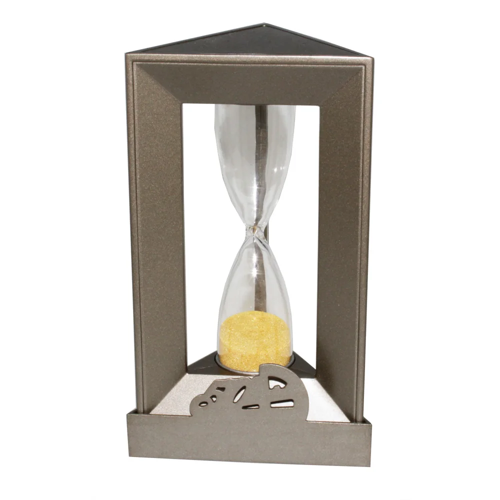 
3 minutes brass hour glass gold reloj de arena table clock big hourglass custom sand timer 