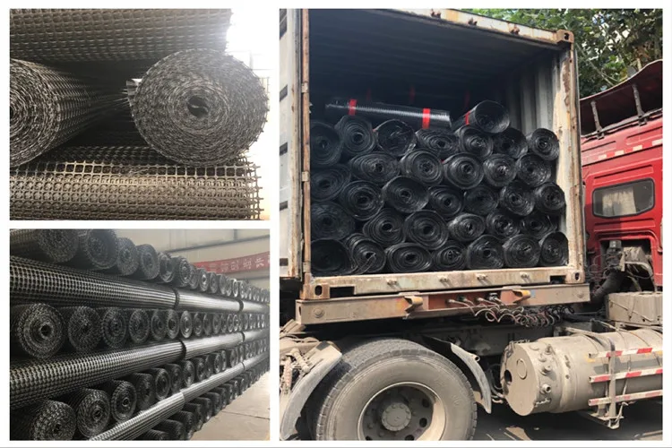 High Tensile Strength Geogrid Reinforcement PP Plastic Biaxial  Geogrid