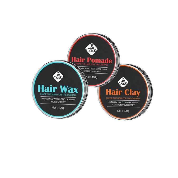 

Ah Hot Sell Matte Texture Longtime Holding Three Hair Styling Products for Men