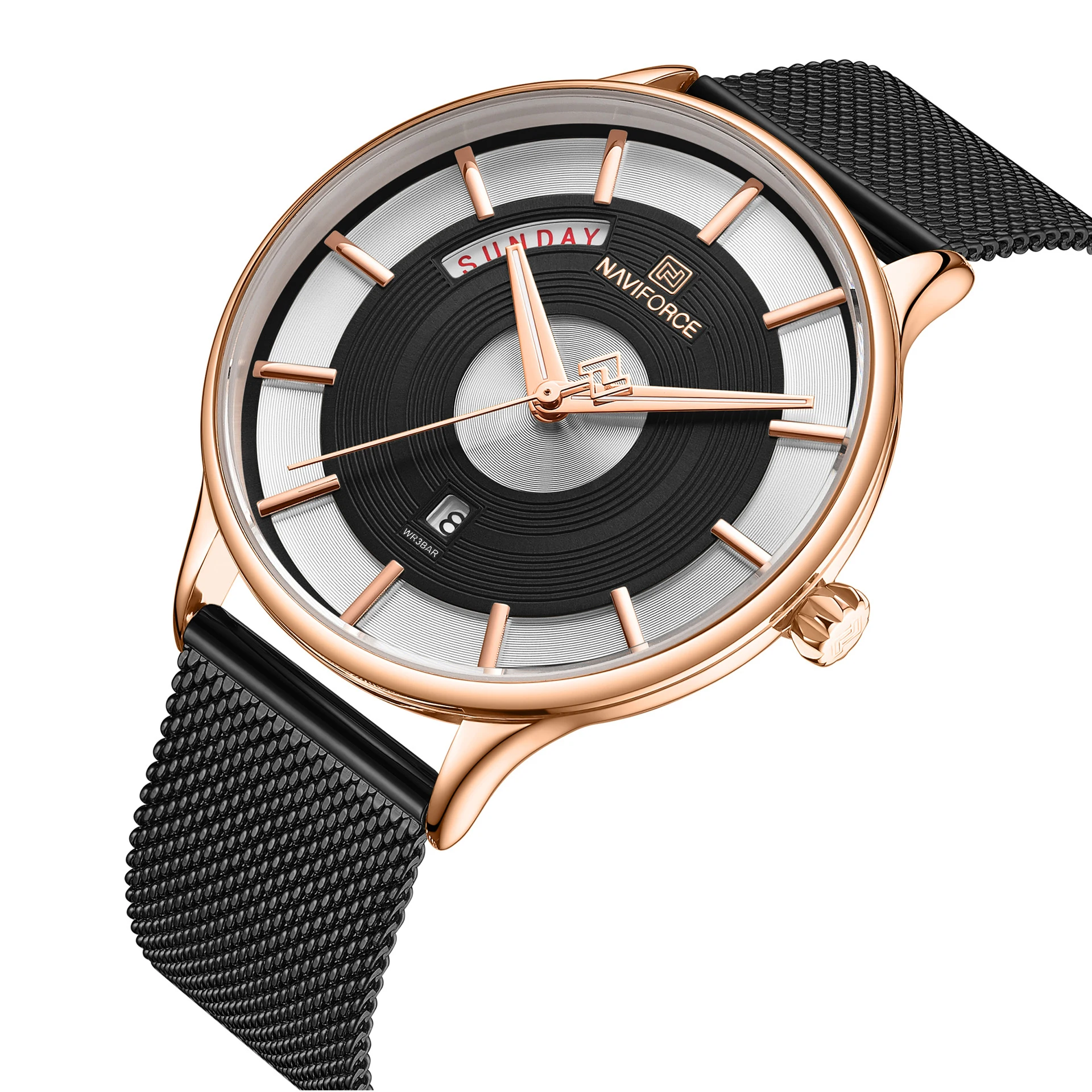 

2021 New reloj Arrival Men Watch Top Brand Luxury Quartz Clock Male Sport Stainless Steel Mesh Wrist Watch, 5 colors