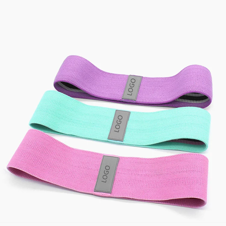 

60lb Custom Booty Hip Bands Logo Printed Yoga Gym Exercise Fitness Hip Resistance Band, Pink / purple / grey / lake blue / apple green / black