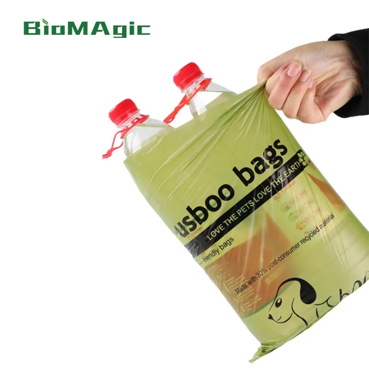 

OK Compost PLA+ PBAT Portable Biobag 100% Biodegradable Dog Waste Bags Unscented, Black/green/customized accept