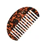 Fashion Unique Carved Hollow Logo Acetate Custom Beauty Hair Comb Makeup Decorative Comb for Woman